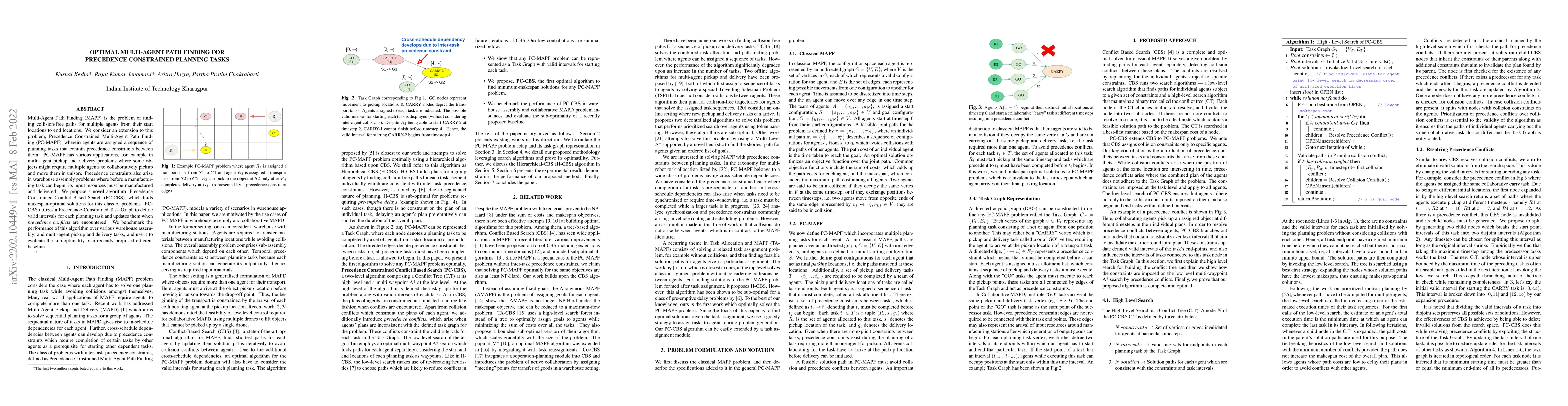 Thumbnail for Optimal Multi-Agent Path Finding for Precedence Constrained Planning
  Tasks