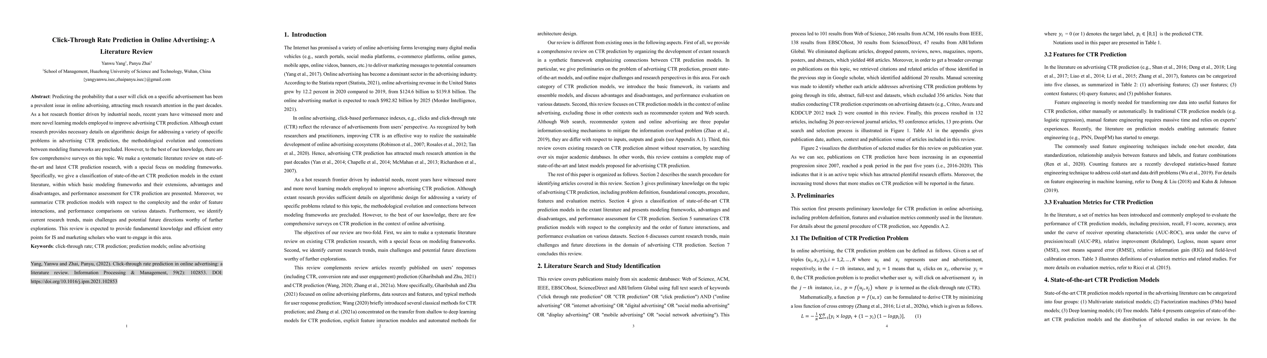 Thumbnail for Click-Through Rate Prediction in Online Advertising: A Literature Review