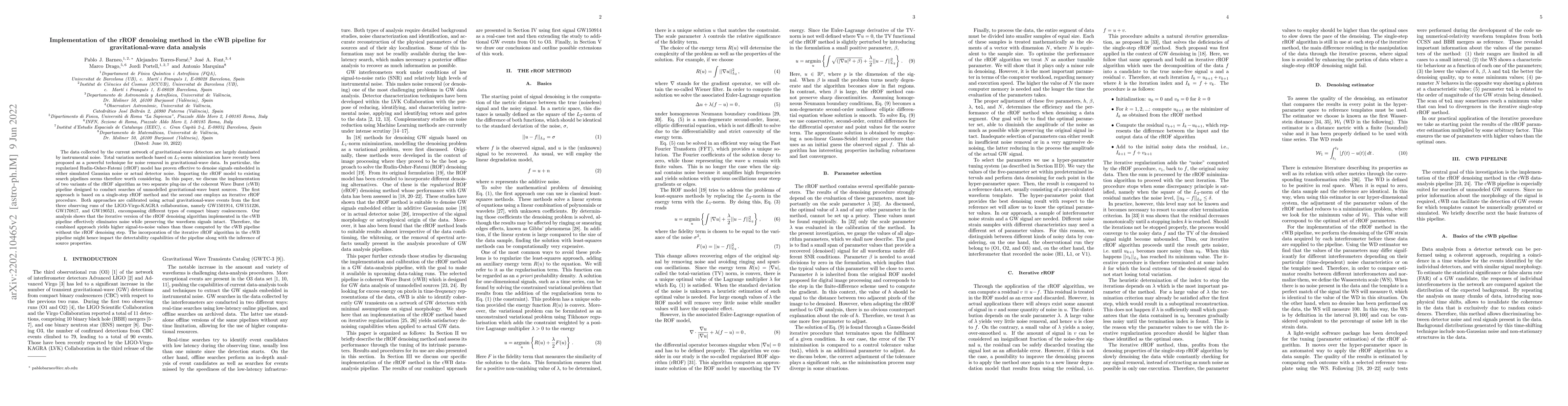 Thumbnail for Implementation of the rROF denoising method in the cWB pipeline for
  gravitational-wave data analysis