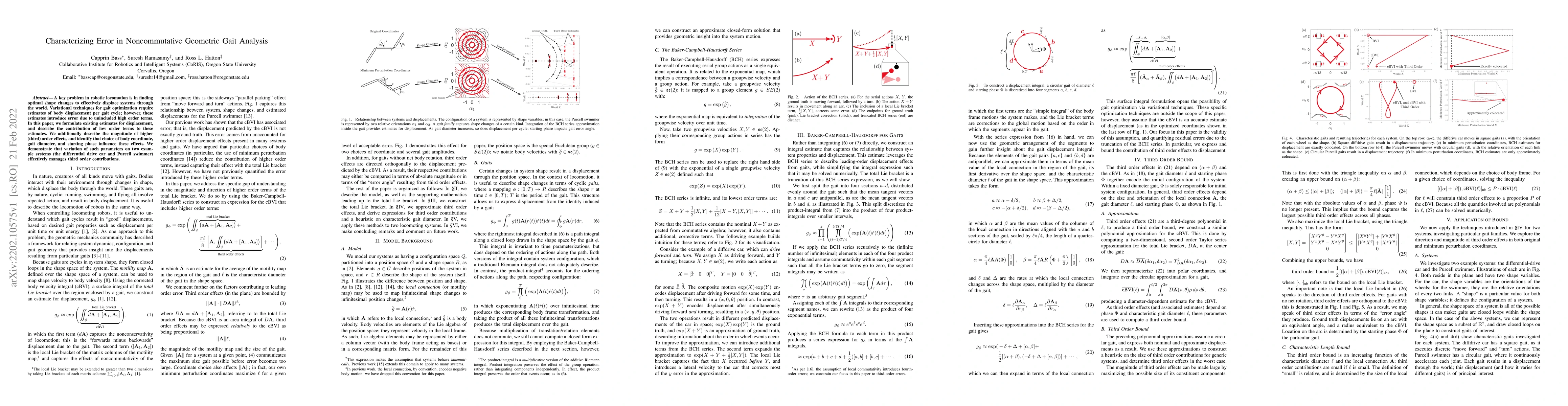 Thumbnail for Characterizing Error in Noncommutative Geometric Gait Analysis