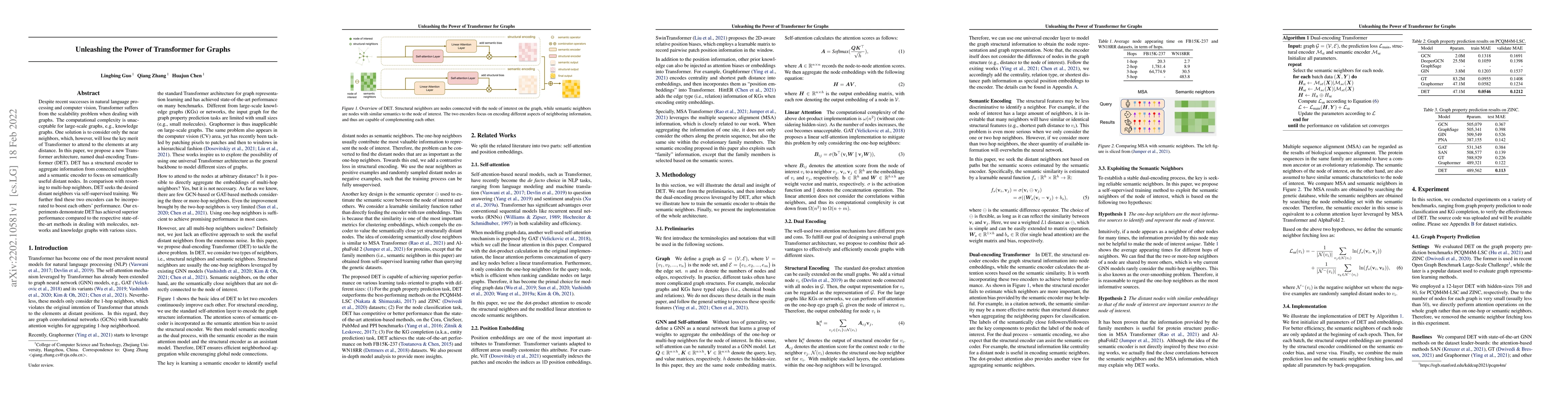Thumbnail for Unleashing the Power of Transformer for Graphs