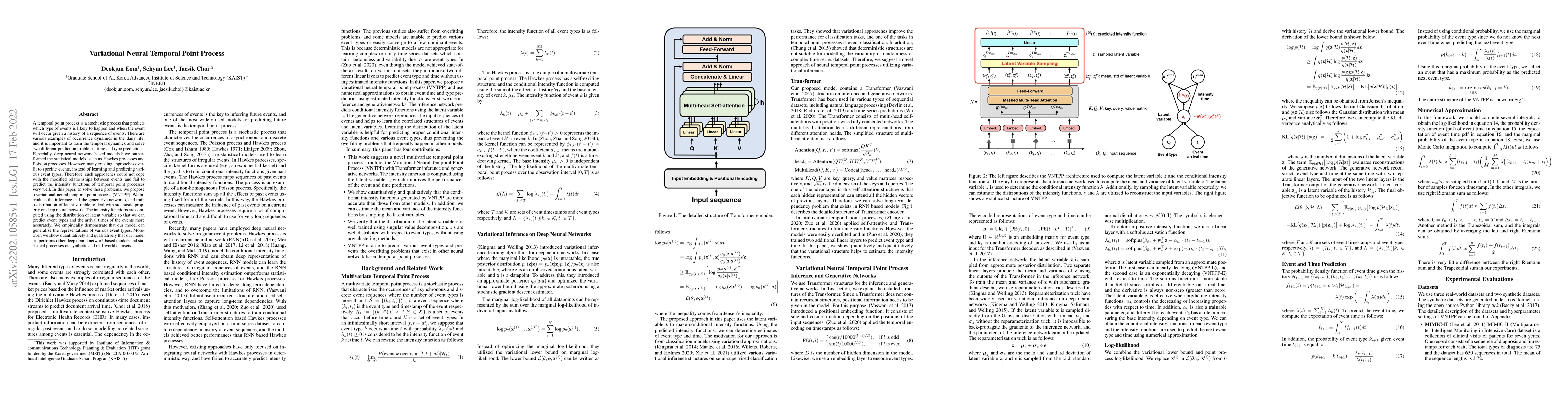 Thumbnail for Variational Neural Temporal Point Process
