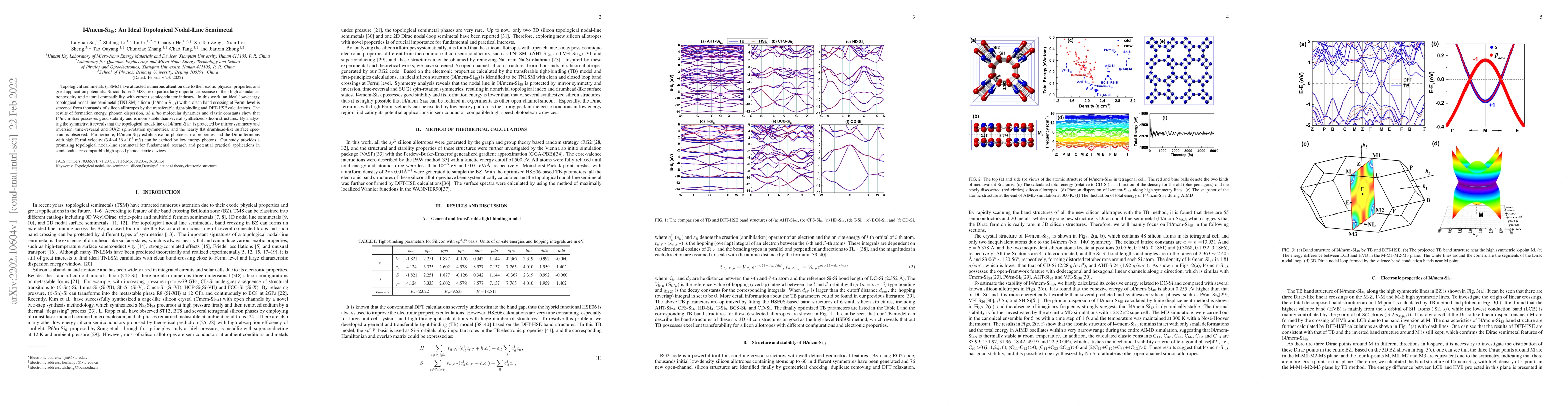 Thumbnail for I4/mcm-Si$_{48}$: An Ideal Topological Nodal-Line Semimetal