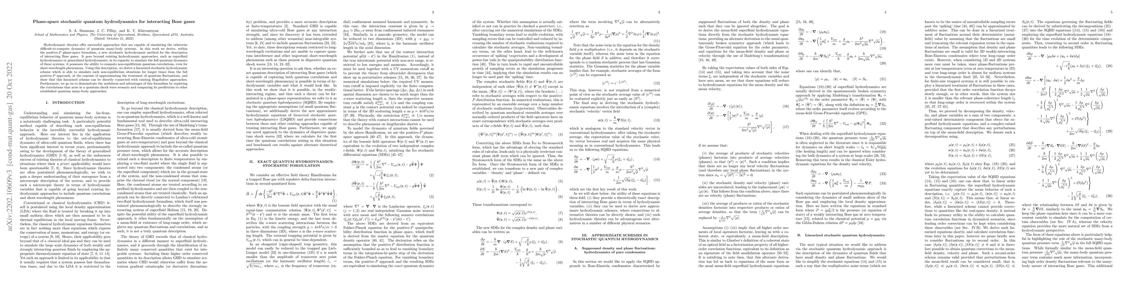 Thumbnail for Phase-space stochastic quantum hydrodynamics for interacting Bose gases