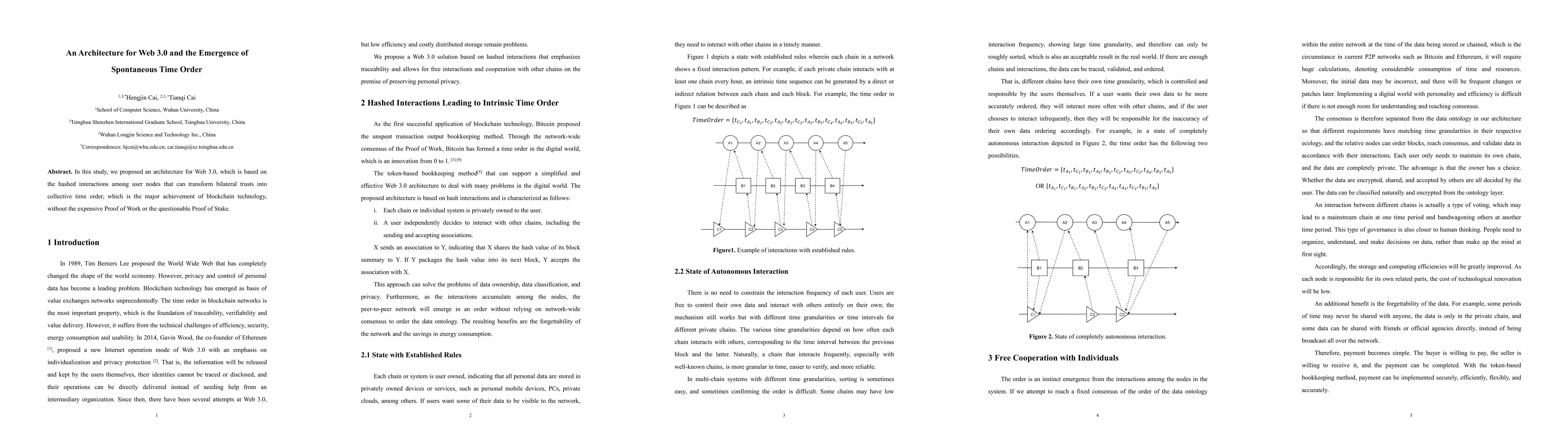 Thumbnail for An Architecture for Web 3.0 and the Emergence of Spontaneous Time Order