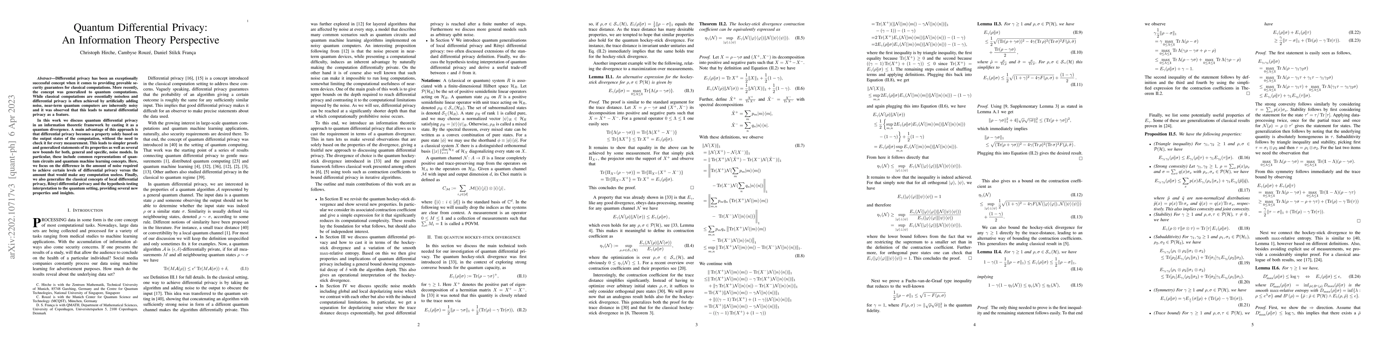 Thumbnail for Quantum Differential Privacy: An Information Theory Perspective
