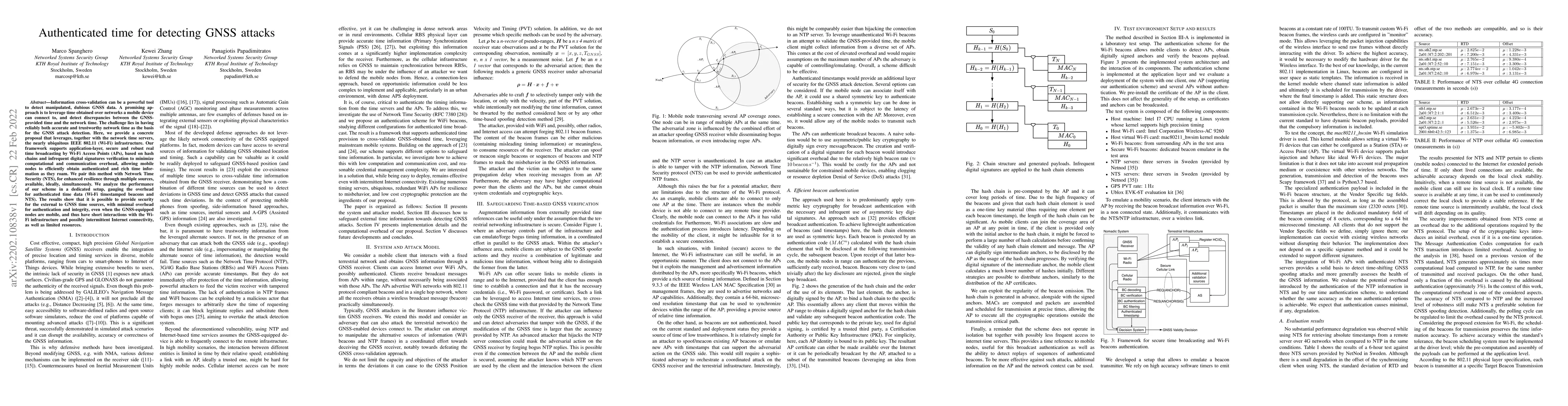 Thumbnail for Authenticated time for detecting GNSS attacks