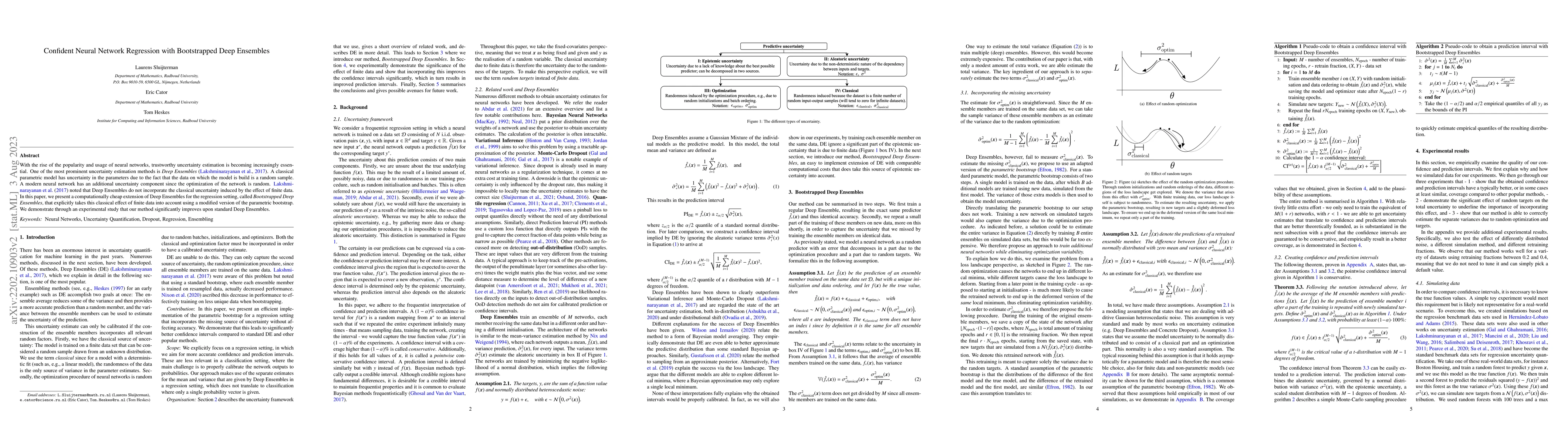 Thumbnail for Confident Neural Network Regression with Bootstrapped Deep Ensembles
