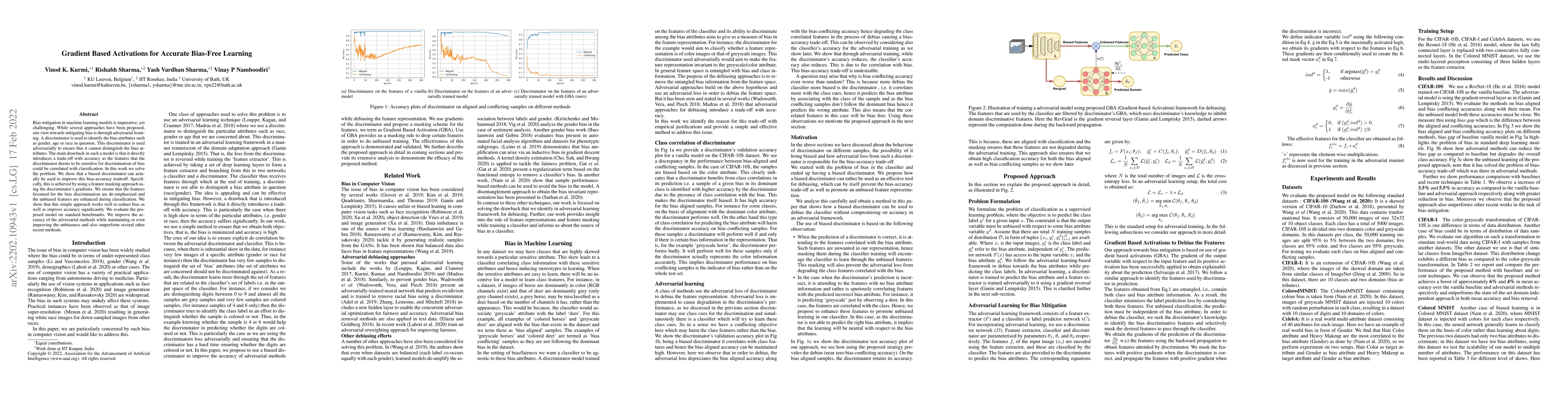 Thumbnail for Gradient Based Activations for Accurate Bias-Free Learning