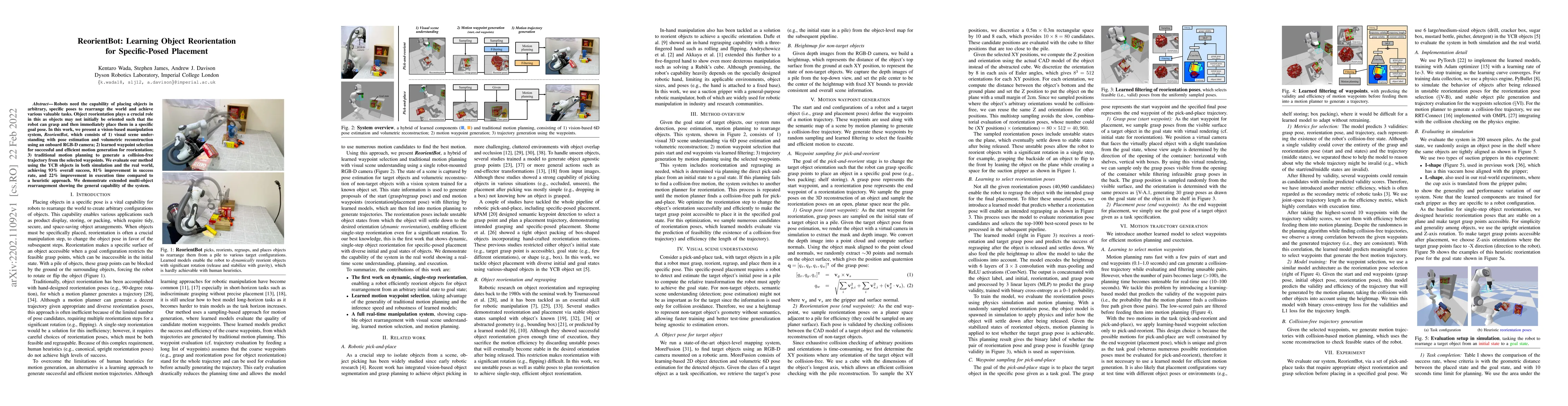 Thumbnail for ReorientBot: Learning Object Reorientation for Specific-Posed Placement