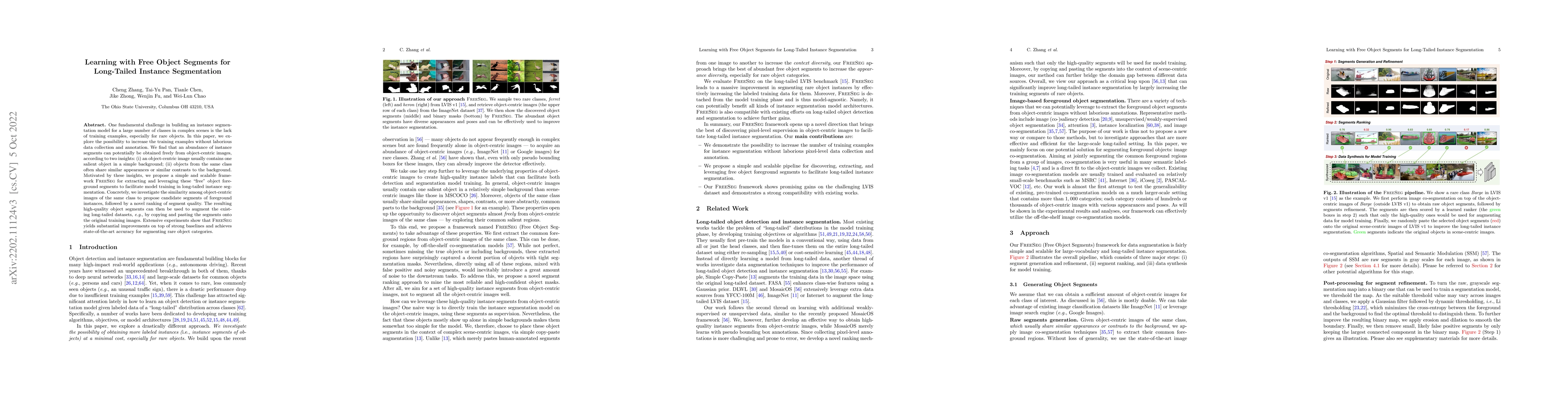 Thumbnail for Learning with Free Object Segments for Long-Tailed Instance Segmentation