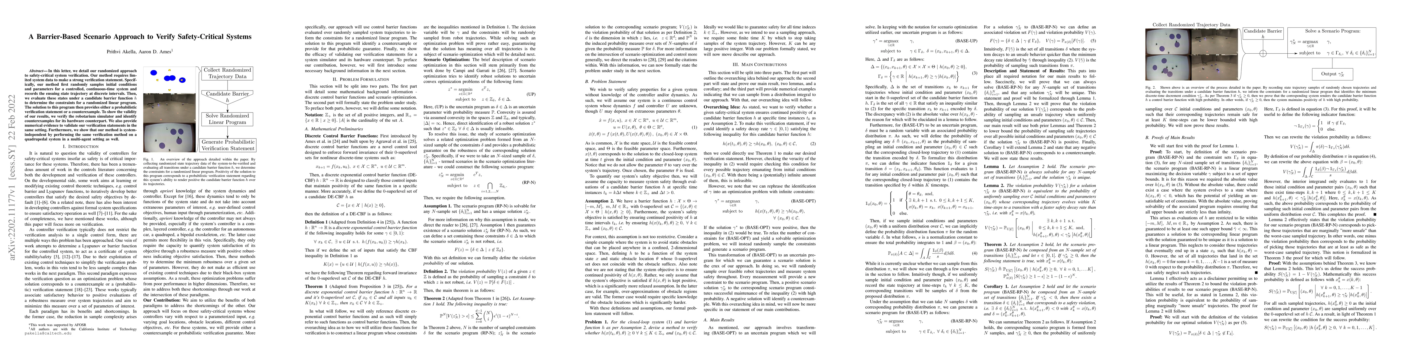 Thumbnail for A Barrier-Based Scenario Approach to Verify Safety-Critical Systems