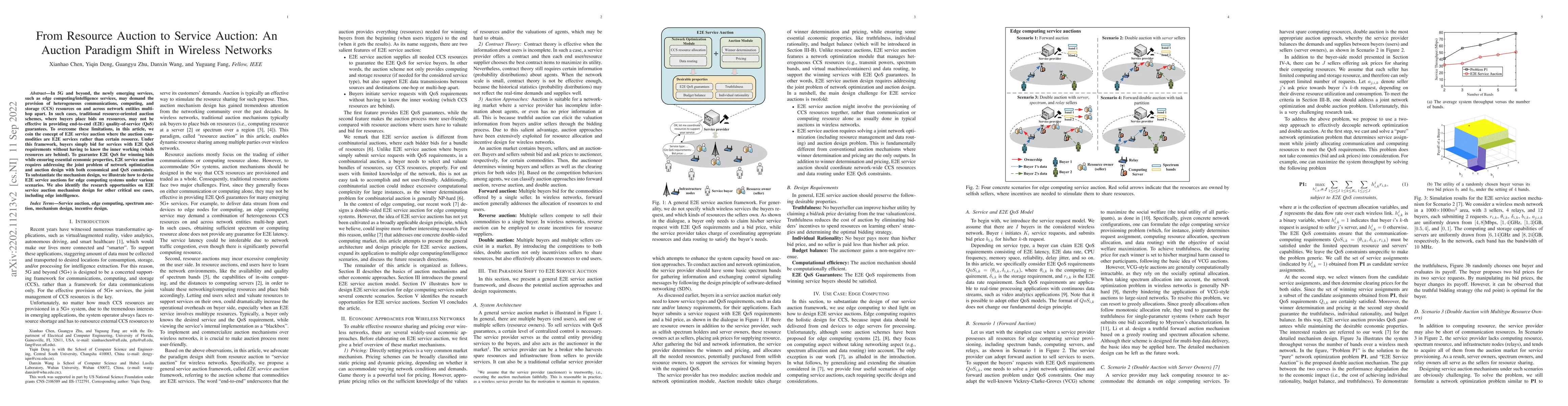 Thumbnail for From Resource Auction to Service Auction: An Auction Paradigm Shift in
  Wireless Networks