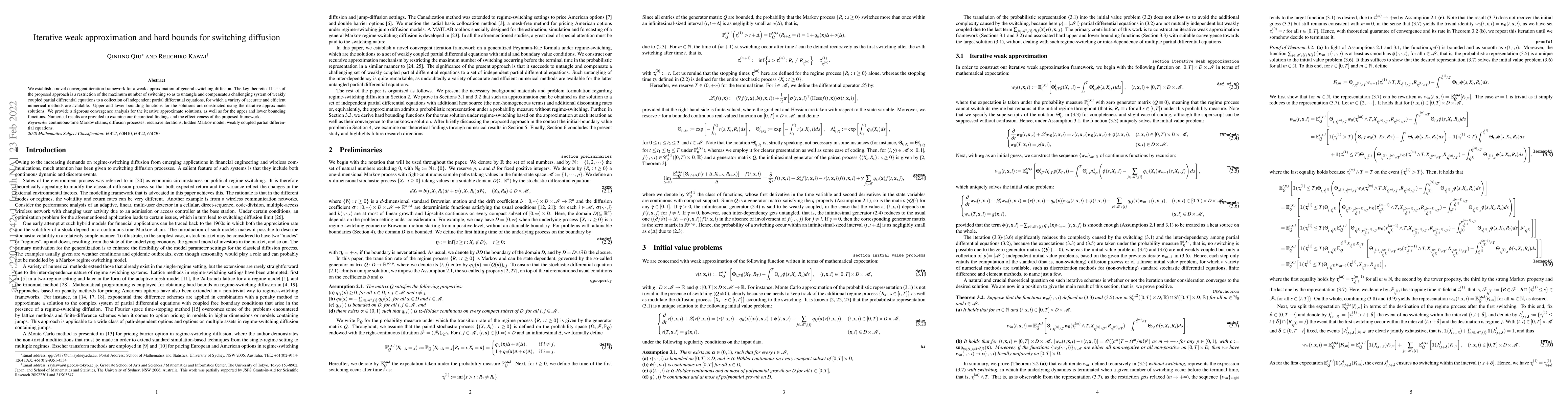 Thumbnail for Iterative weak approximation and hard bounds for switching diffusion
