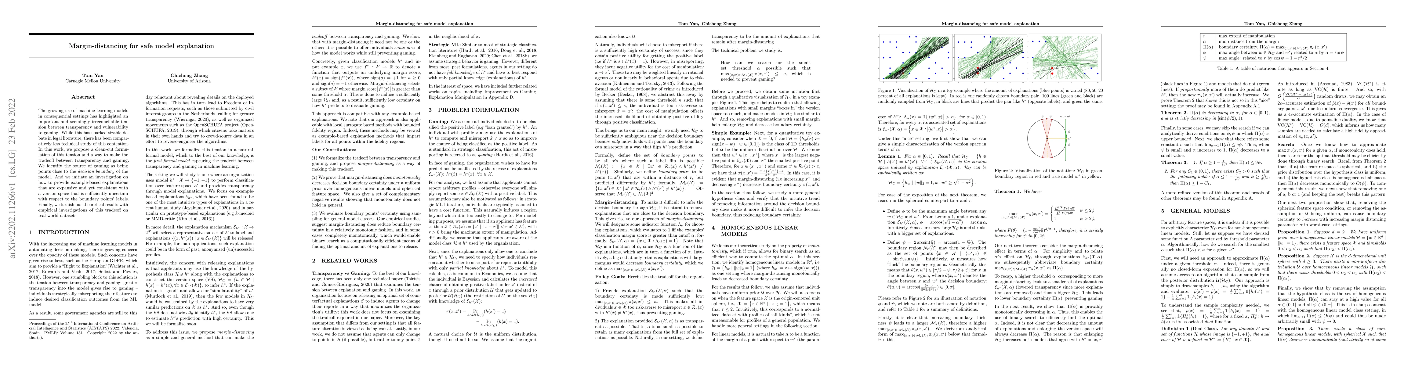 Thumbnail for Margin-distancing for safe model explanation