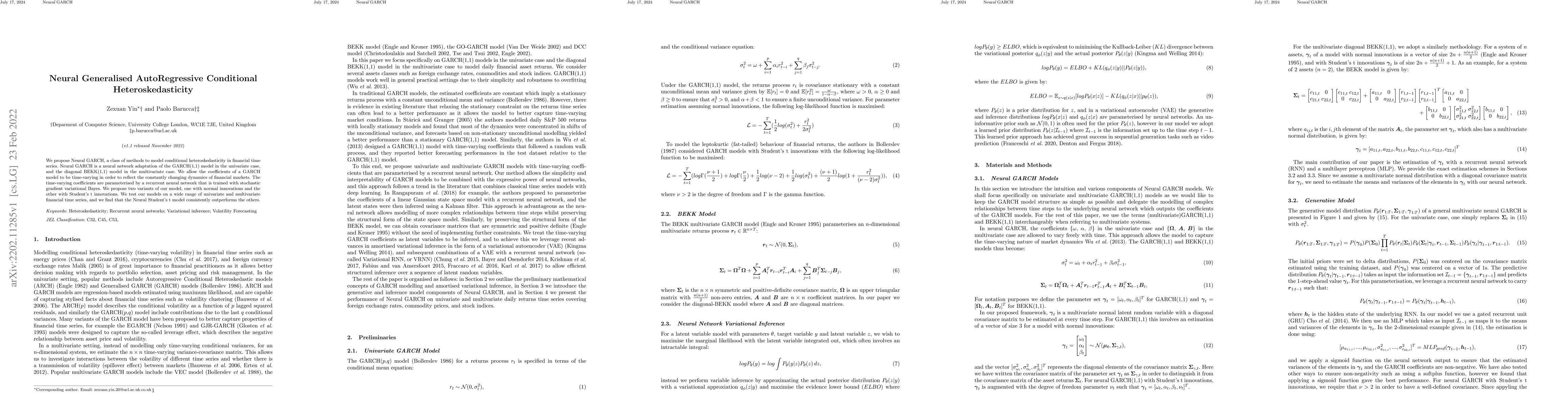 Thumbnail for Neural Generalised AutoRegressive Conditional Heteroskedasticity