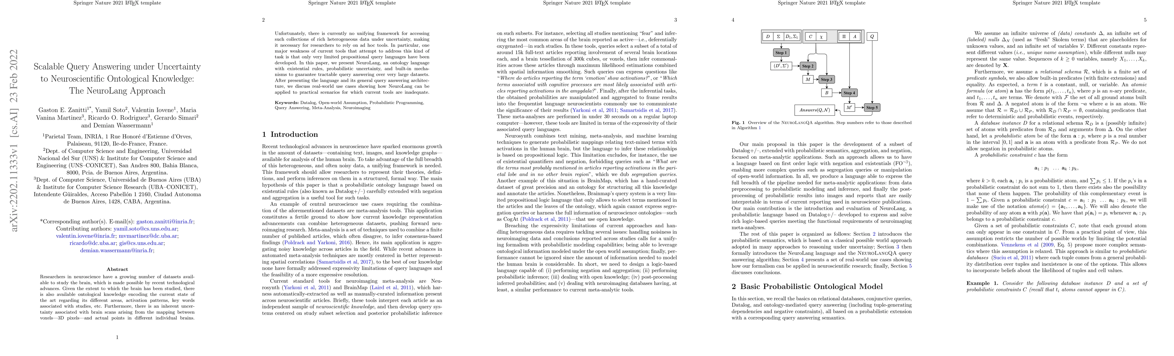 Thumbnail for Scalable Query Answering under Uncertainty to Neuroscientific
  Ontological Knowledge: The NeuroLang Approach