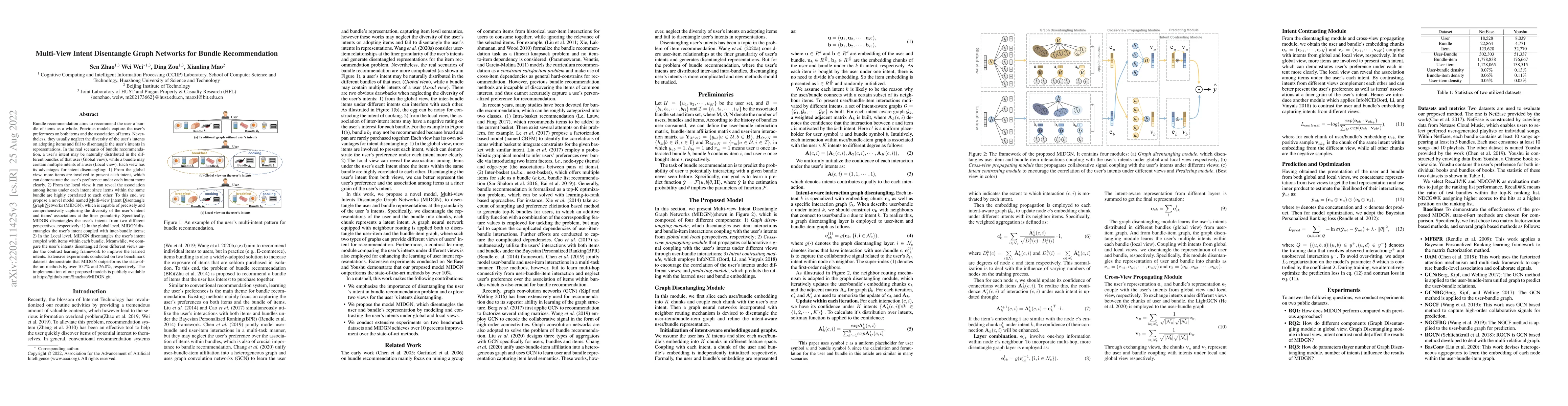 Thumbnail for Multi-view Intent Disentangle Graph Networks for Bundle Recommendation