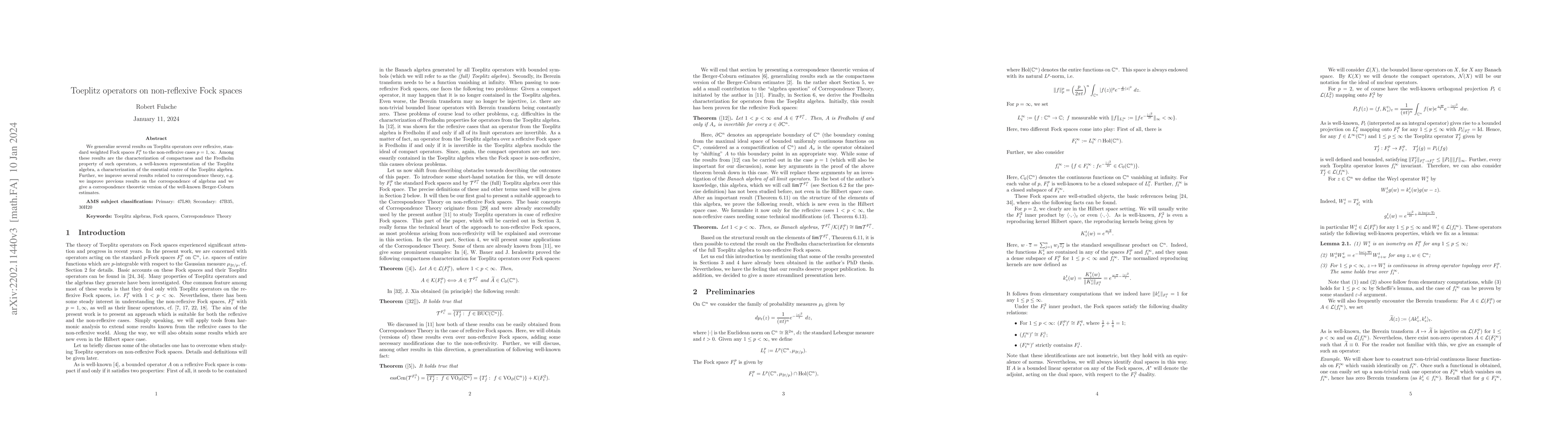 Thumbnail for Toeplitz operators on non-reflexive Fock spaces