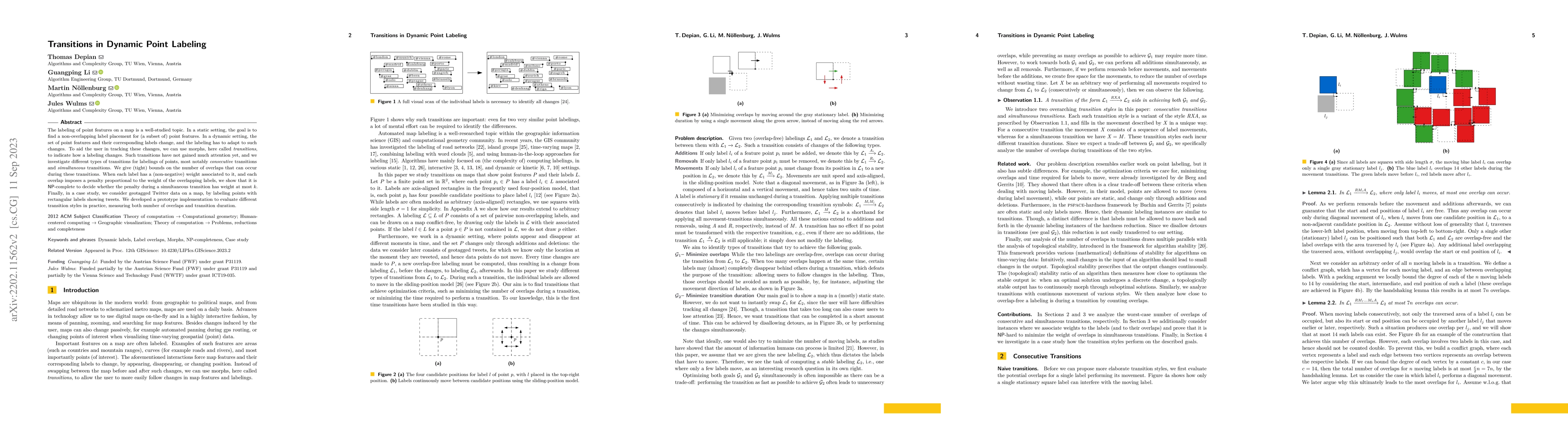 Thumbnail for Transitions in Dynamic Point Labeling