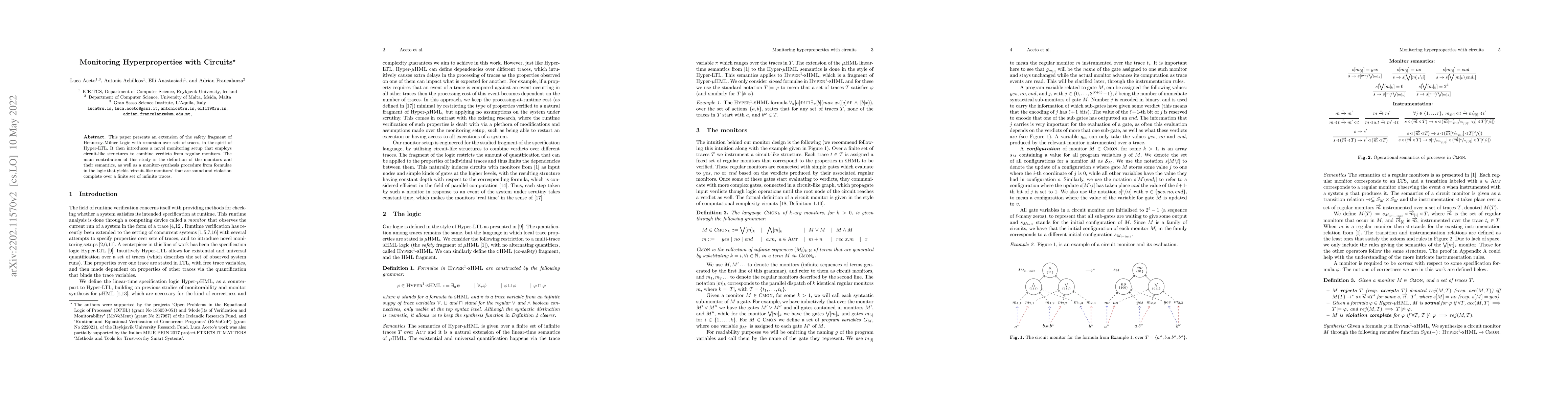 Thumbnail for Monitoring hyperproperties with circuits