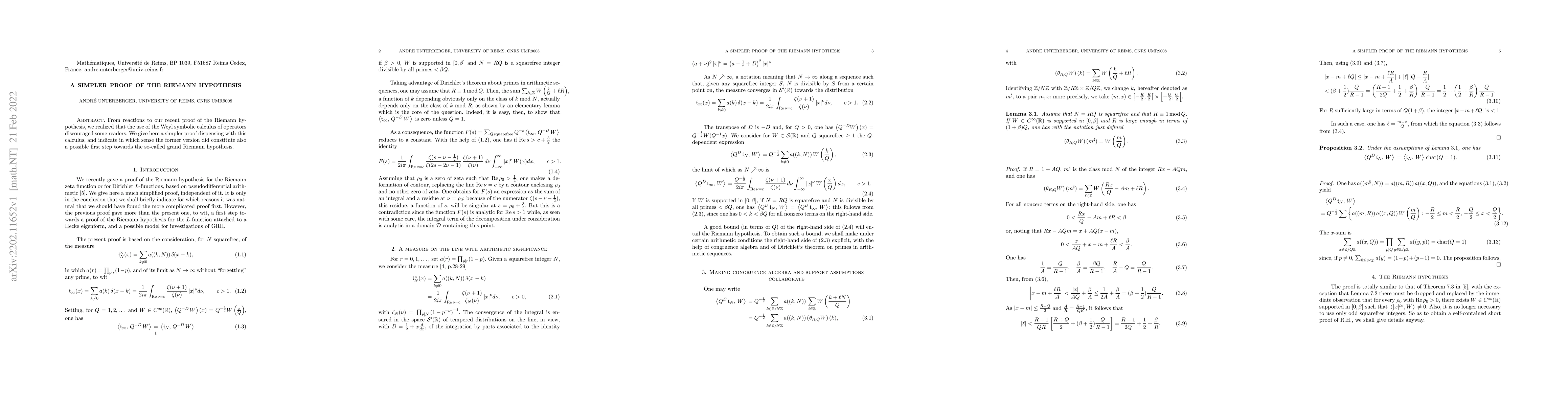 Thumbnail for Pseudodifferential arithmetic and a failed attempt on the Riemann
  hypothesis