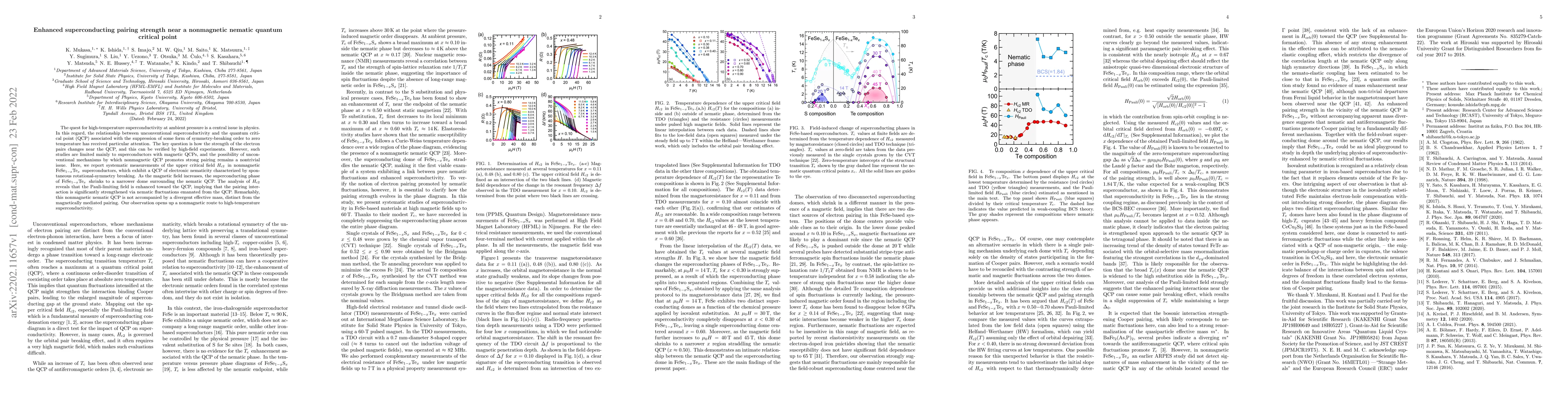 Thumbnail for Enhanced superconducting pairing strength near a nonmagnetic nematic
  quantum critical point