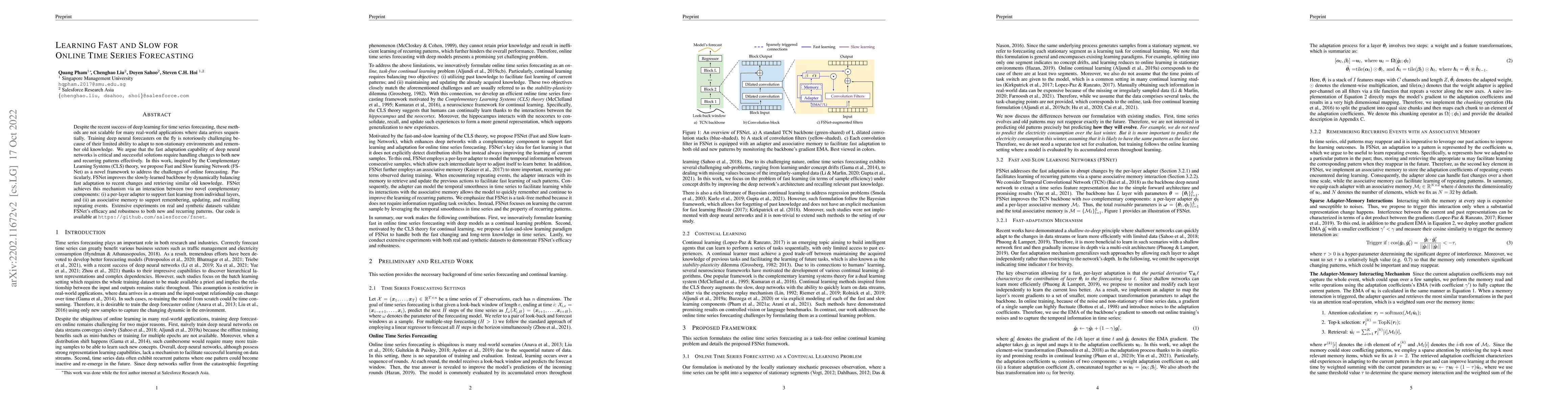 Thumbnail for Learning Fast and Slow for Online Time Series Forecasting