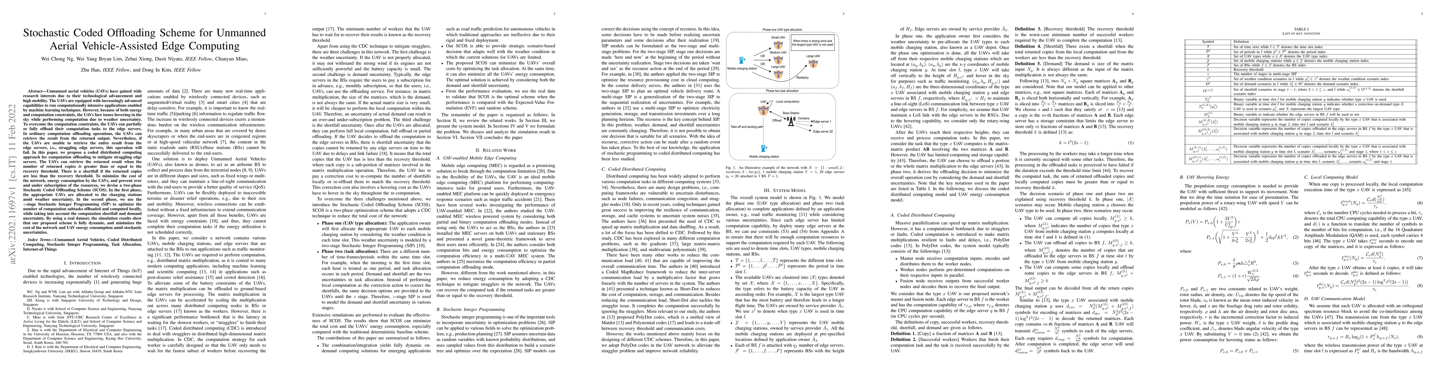 Thumbnail for Stochastic Coded Offloading Scheme for Unmanned Aerial Vehicle-Assisted
  Edge Computing