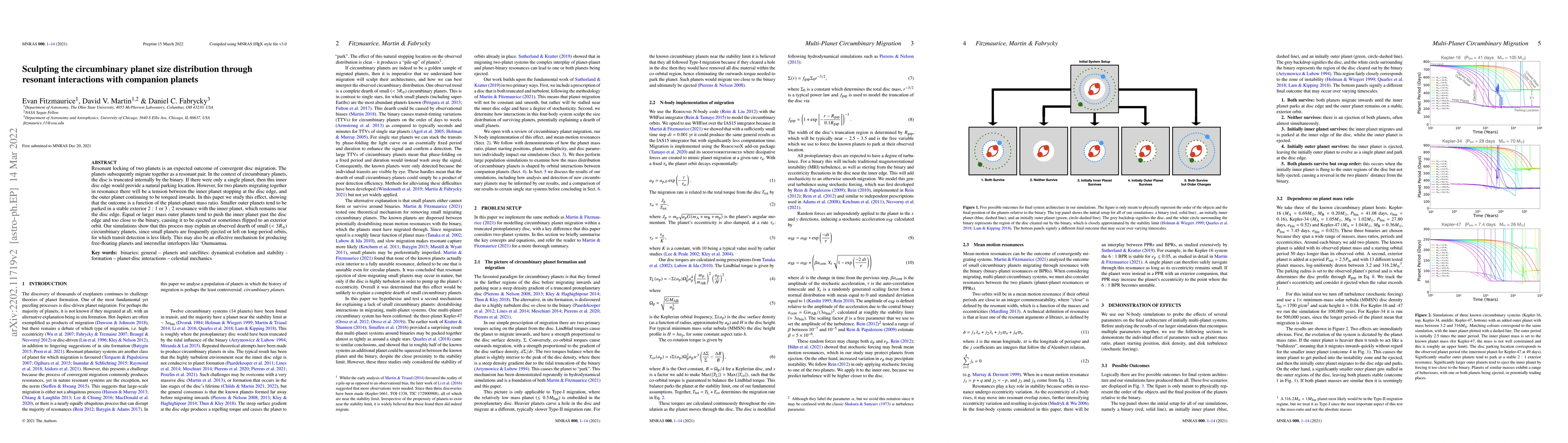 Thumbnail for Sculpting the circumbinary planet size distribution through resonant
  interactions with companion planets