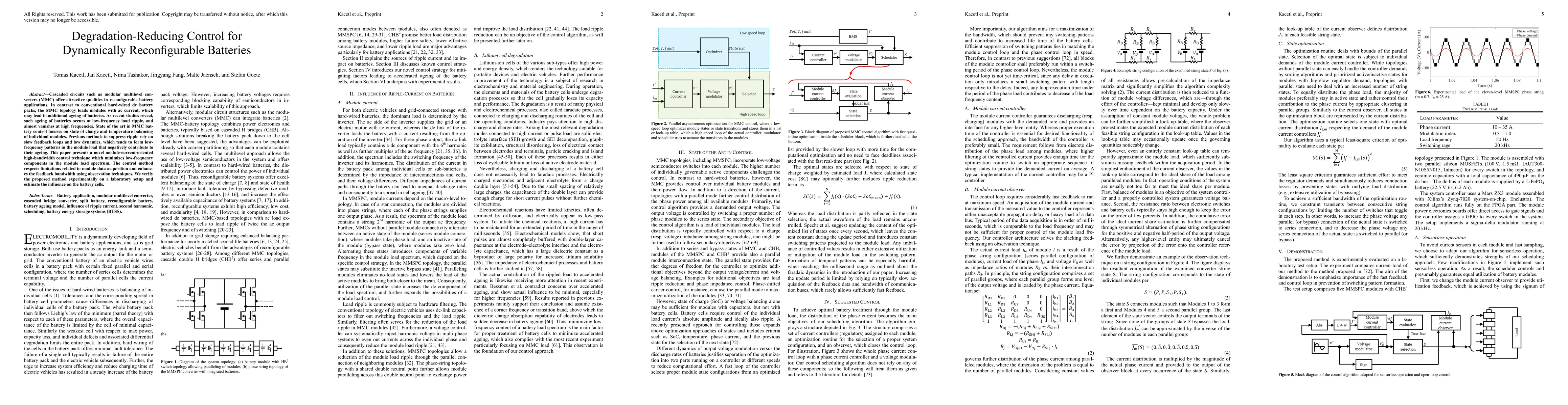 Thumbnail for Degradation-Reducing Control for Dynamically Reconfigurable Batteries
