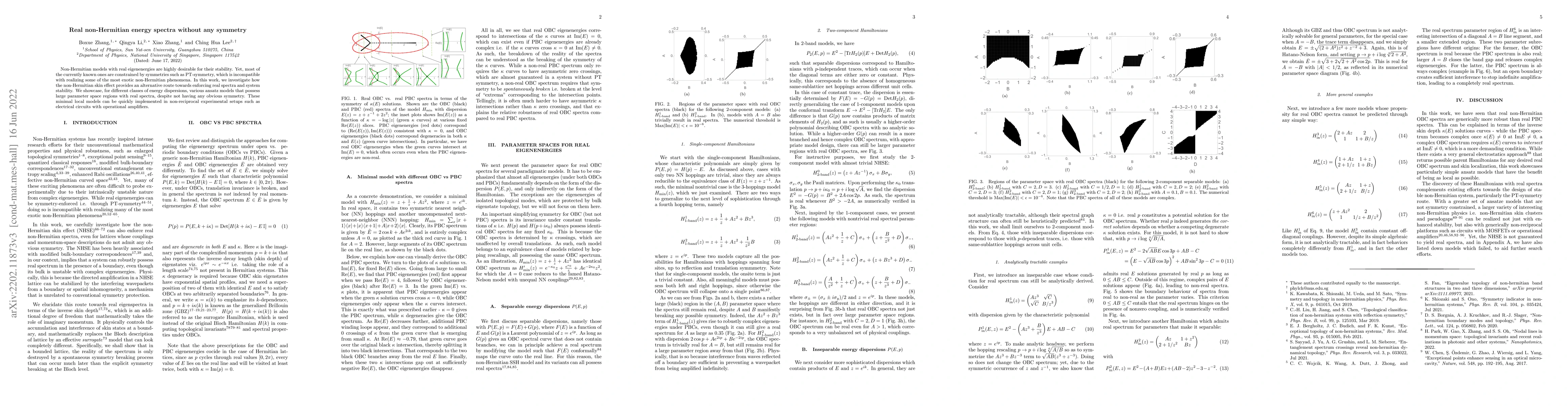 Thumbnail for Real Non-Hermitian Energy Spectra Without Any Symmetry