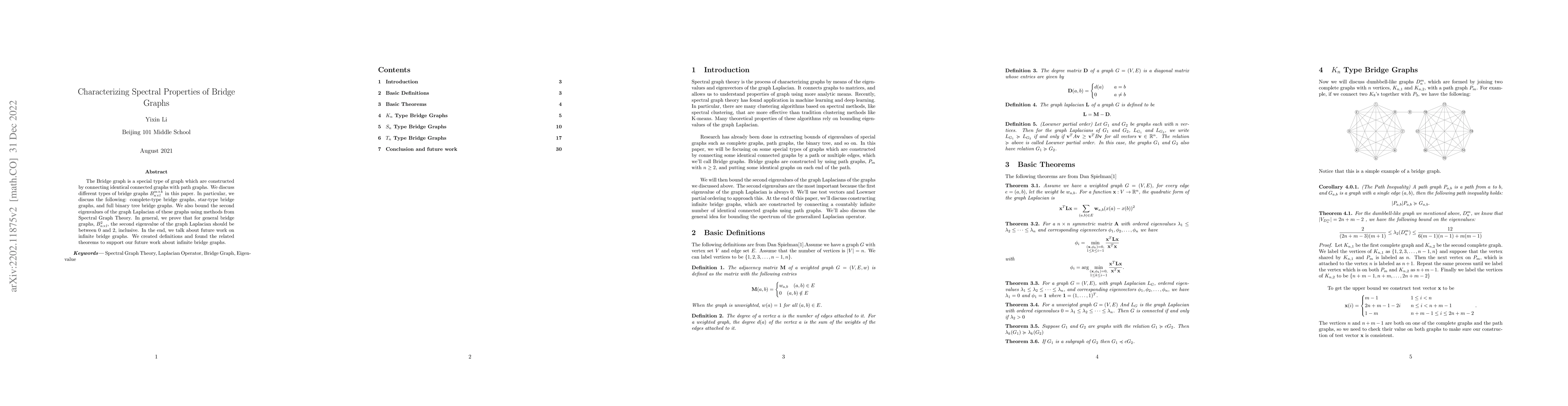 Thumbnail for Characterizing Spectral Properties of Bridge