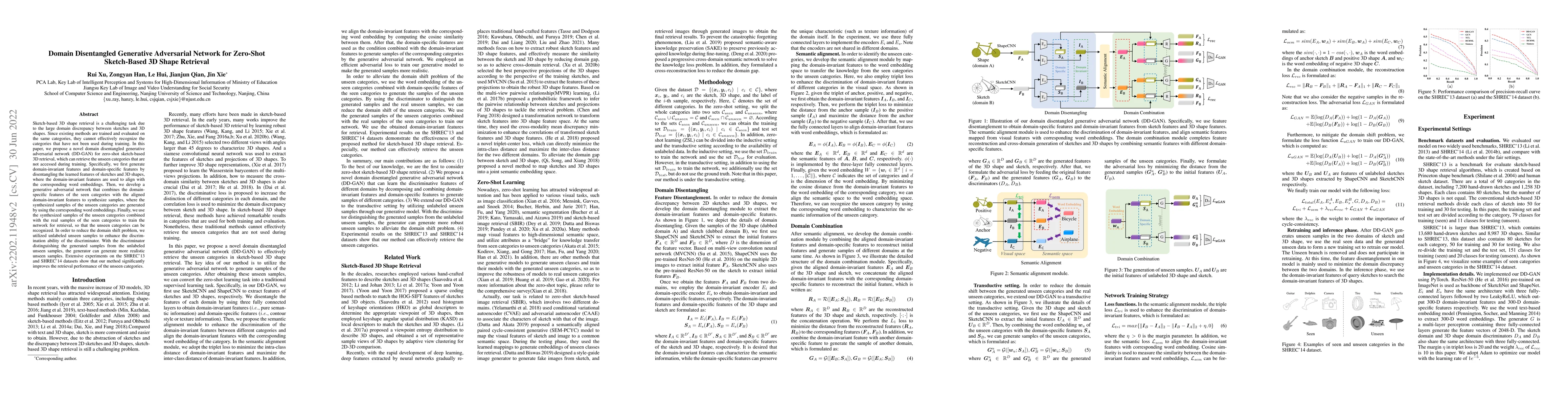 Thumbnail for Domain Disentangled Generative Adversarial Network for Zero-Shot
  Sketch-Based 3D Shape Retrieval