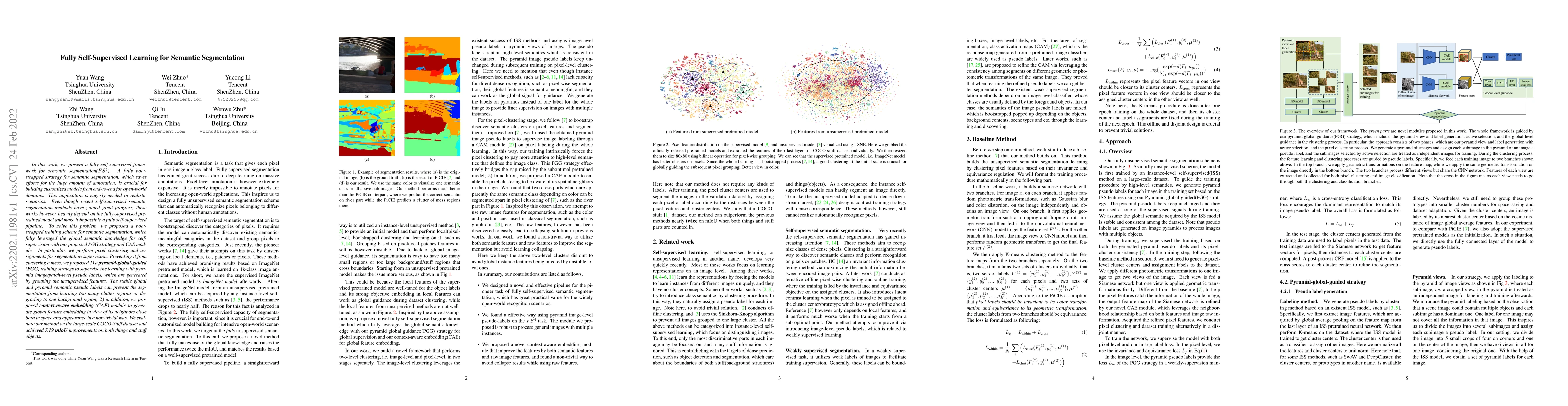 Thumbnail for Fully Self-Supervised Learning for Semantic Segmentation