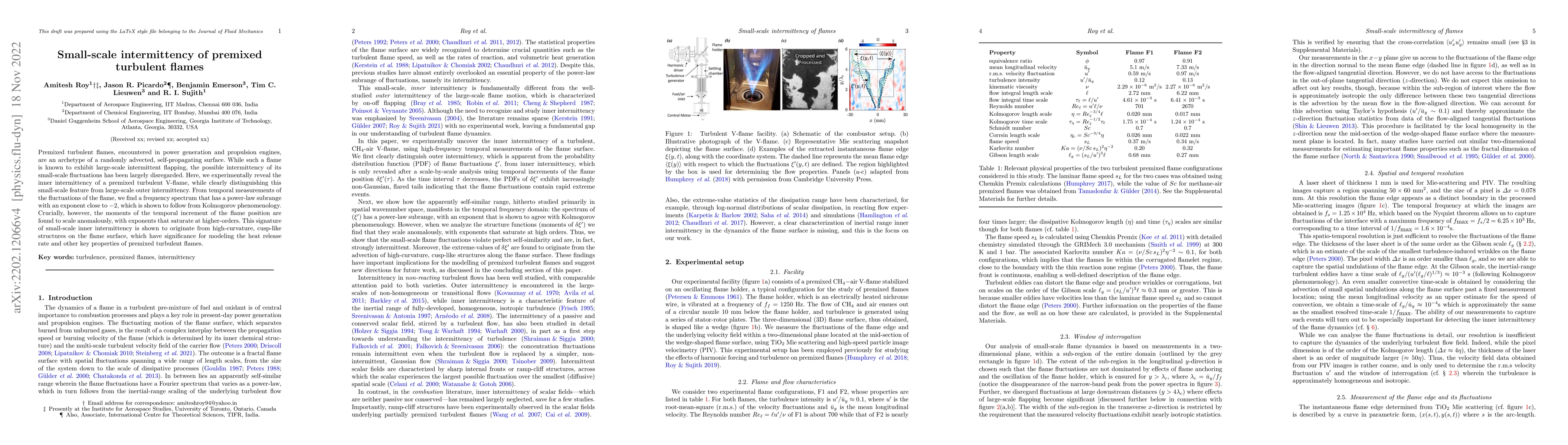 Thumbnail for Small-scale intermittency of premixed turbulent flames