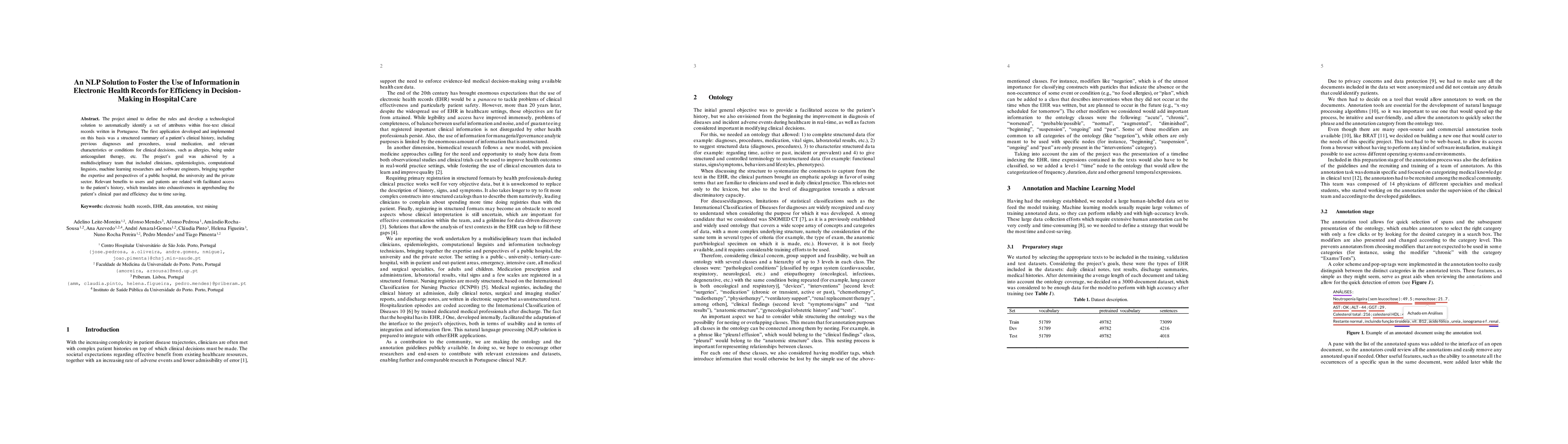 Thumbnail for An NLP Solution to Foster the Use of Information in Electronic Health
  Records for Efficiency in Decision-Making in Hospital Care