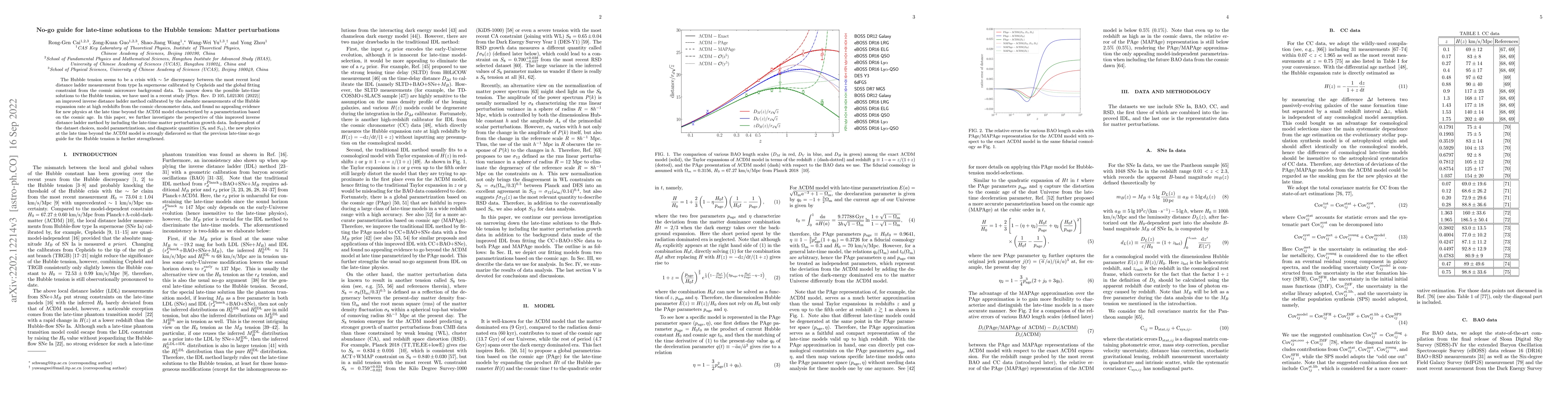 Thumbnail for No-go guide for late-time solutions to the Hubble tension: Matter
  perturbations