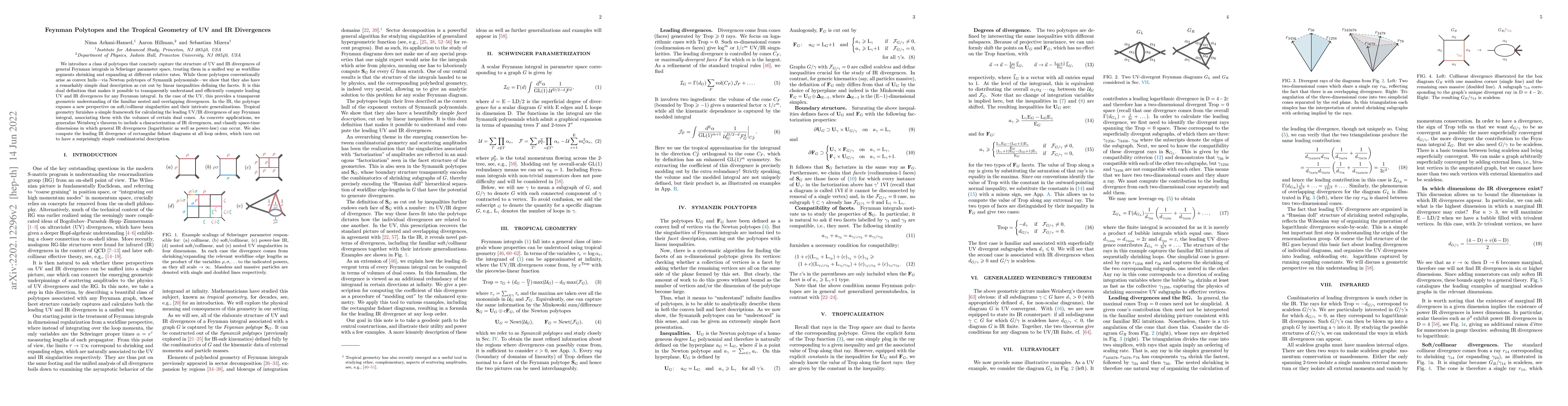 Thumbnail for Feynman Polytopes and the Tropical Geometry of UV and IR Divergences