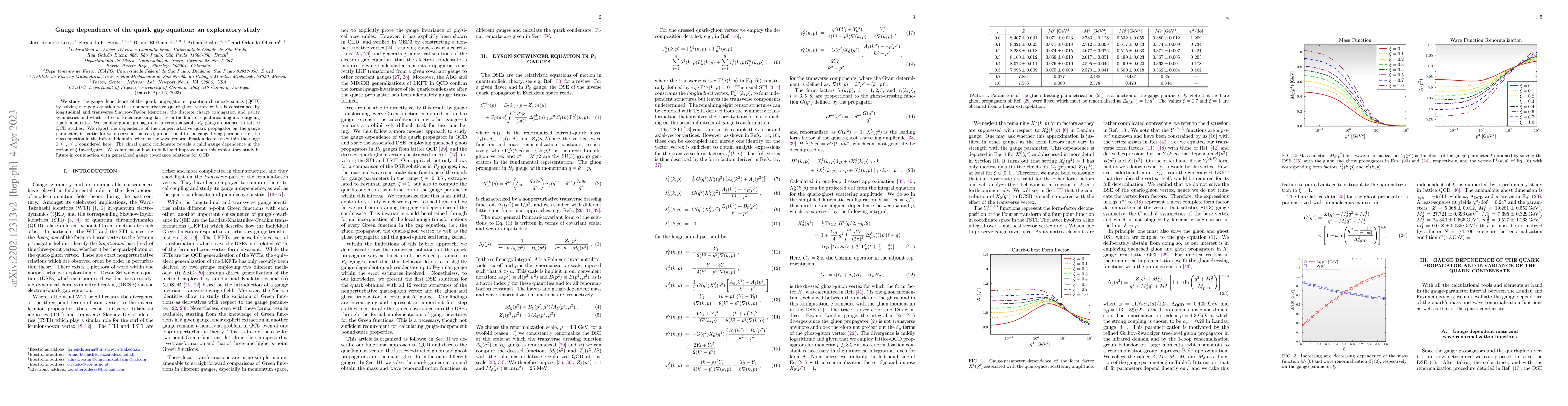 Thumbnail for Gauge dependence of the quark gap equation: an exploratory study