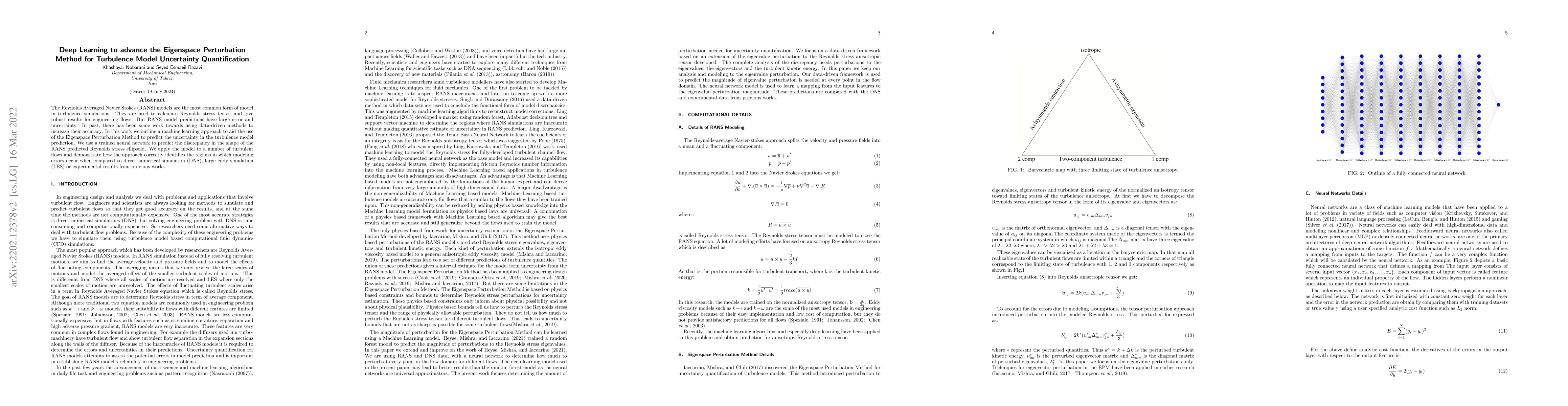 Thumbnail for Deep Learning to advance the Eigenspace Perturbation Method for
  Turbulence Model Uncertainty Quantification