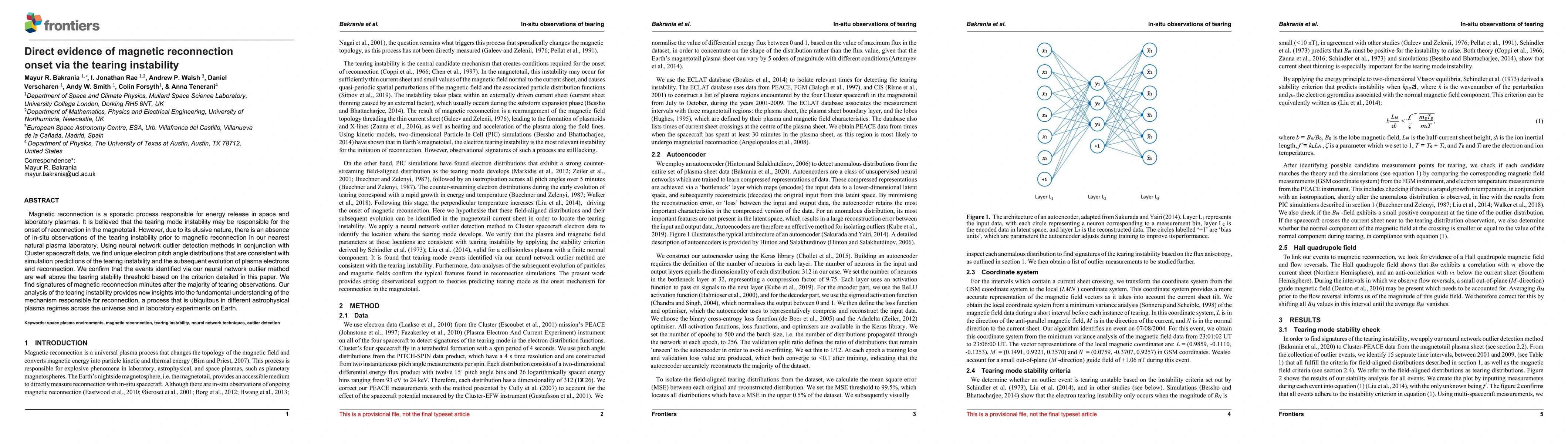 Thumbnail for Direct evidence of magnetic reconnection onset via the tearing
  instability