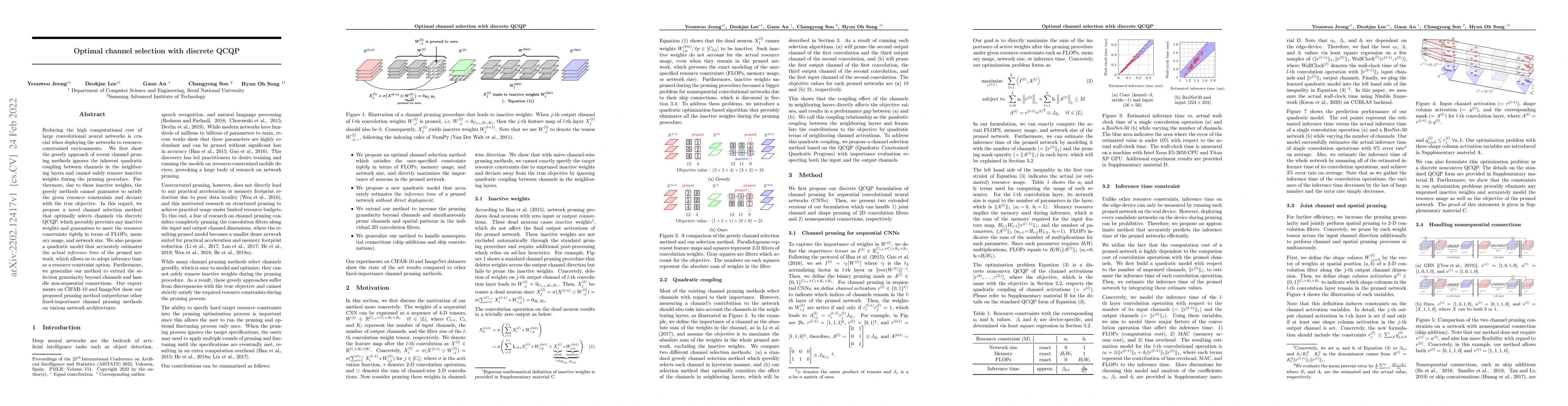 Thumbnail for Optimal channel selection with discrete QCQP