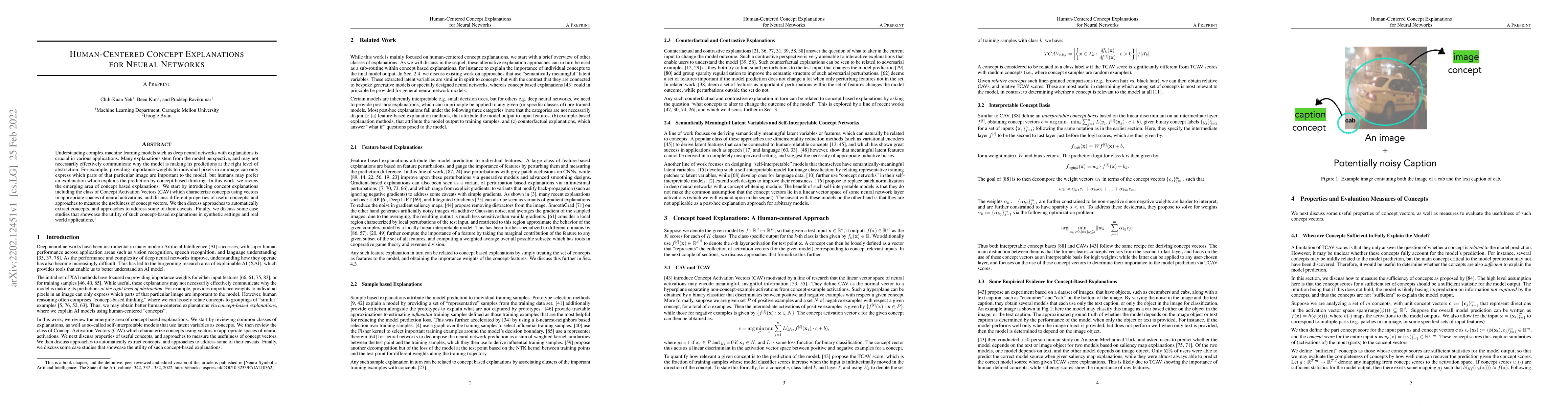 Thumbnail for Human-Centered Concept Explanations for Neural Networks