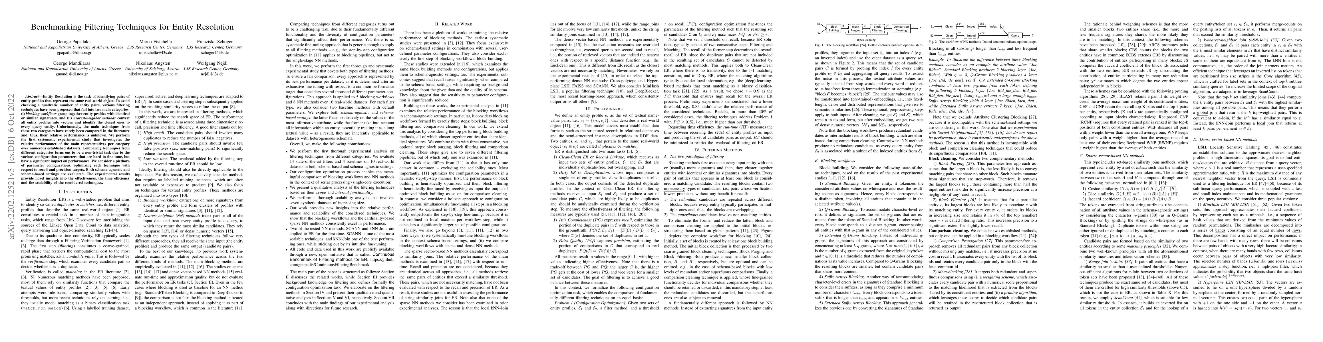 Thumbnail for How to reduce the search space of Entity Resolution: with Blocking or
  Nearest Neighbor search?