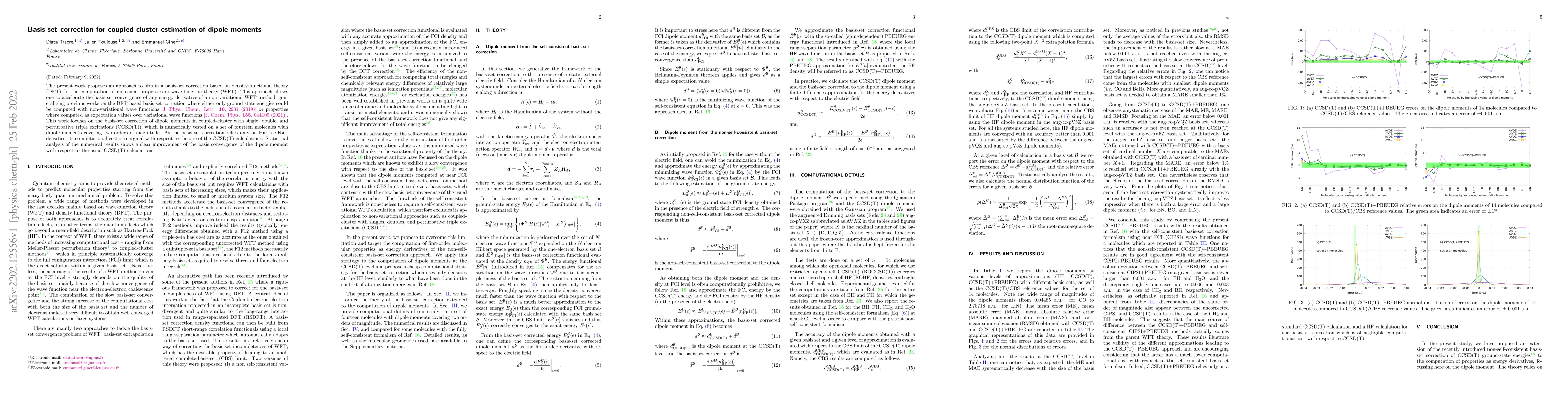 Thumbnail for Basis-set correction for coupled-cluster estimation of dipole moments