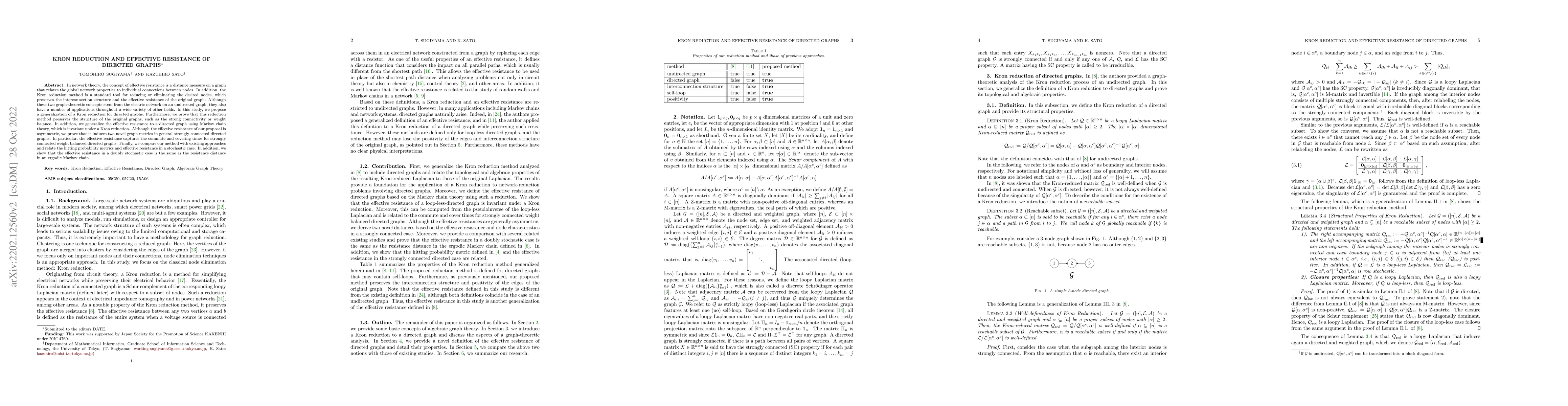 Thumbnail for Kron Reduction and Effective Resistance of Directed Graphs
