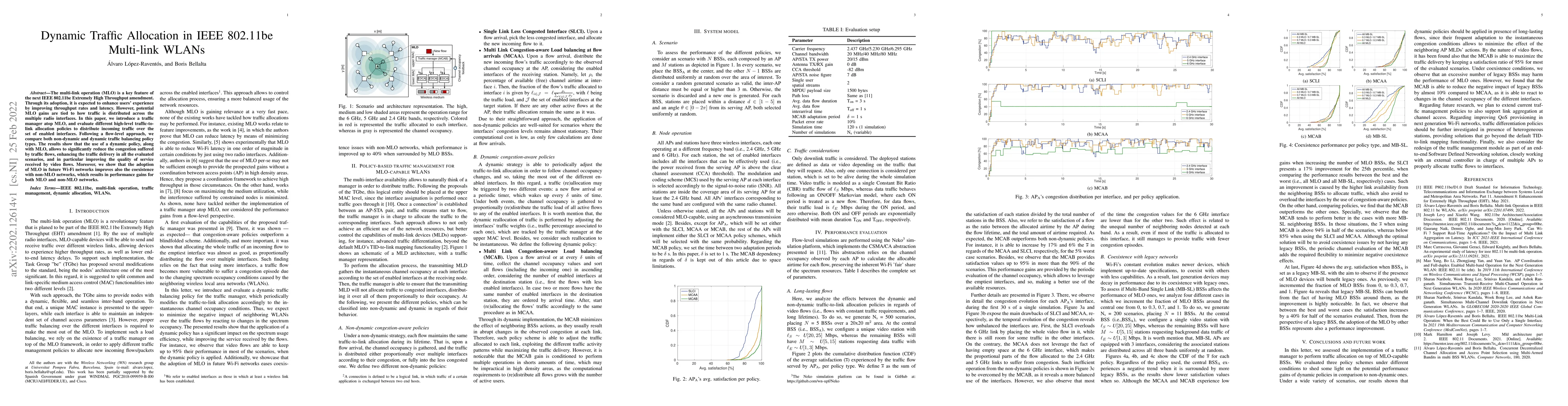 Thumbnail for Dynamic Traffic Allocation in IEEE 802.11be Multi-link WLANs