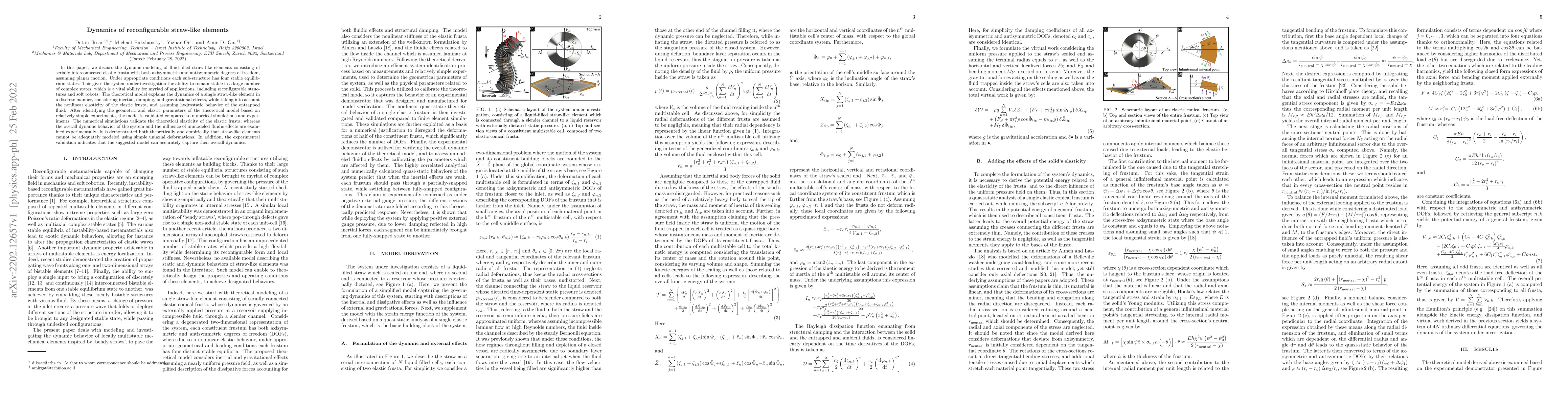 Thumbnail for Dynamics of reconfigurable straw-like elements
