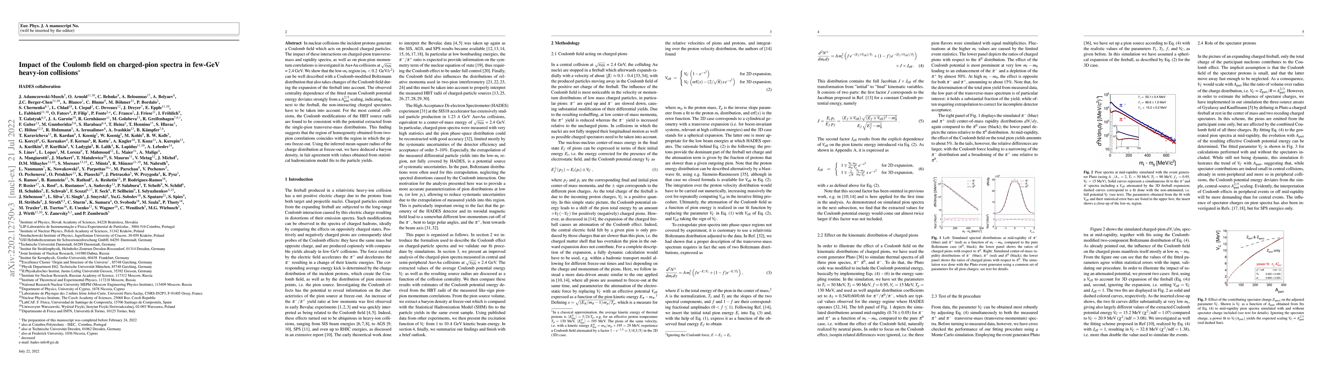 Thumbnail for Impact of the Coulomb field on charged-pion spectra in few-GeV heavy-ion
  collisions